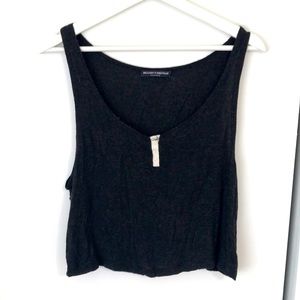 Brandy Melville cropped, flowy tank top